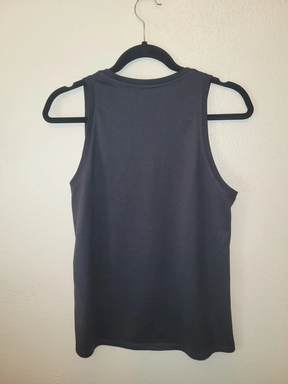 Nike Black Dri-FIT Tank Top Medium White Swoosh